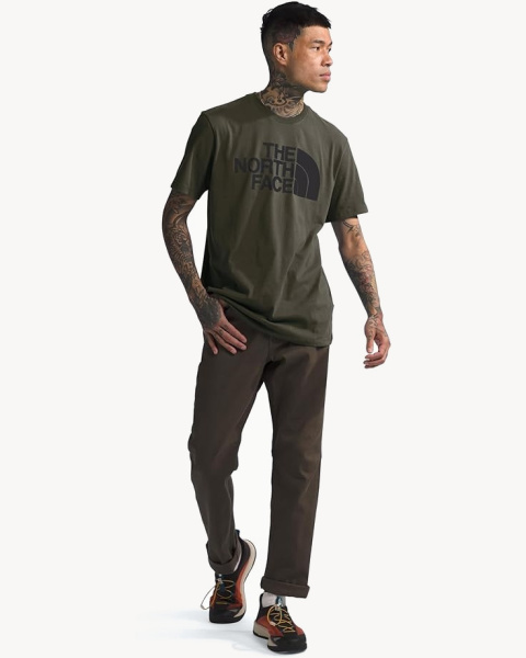 Футболка TNF S/S Half Dome Tee (Мужской; S; NewTaupeGreen Black)